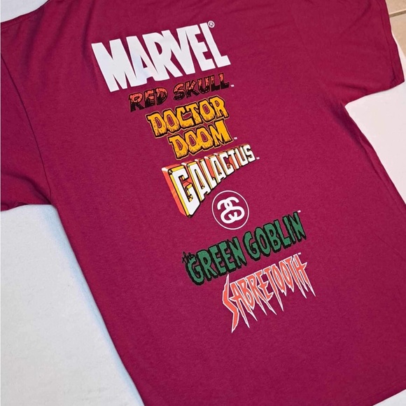 Stussy Marvel "Heros and Villains" T-Shirt - Men's size XL - Picture 10 of 10